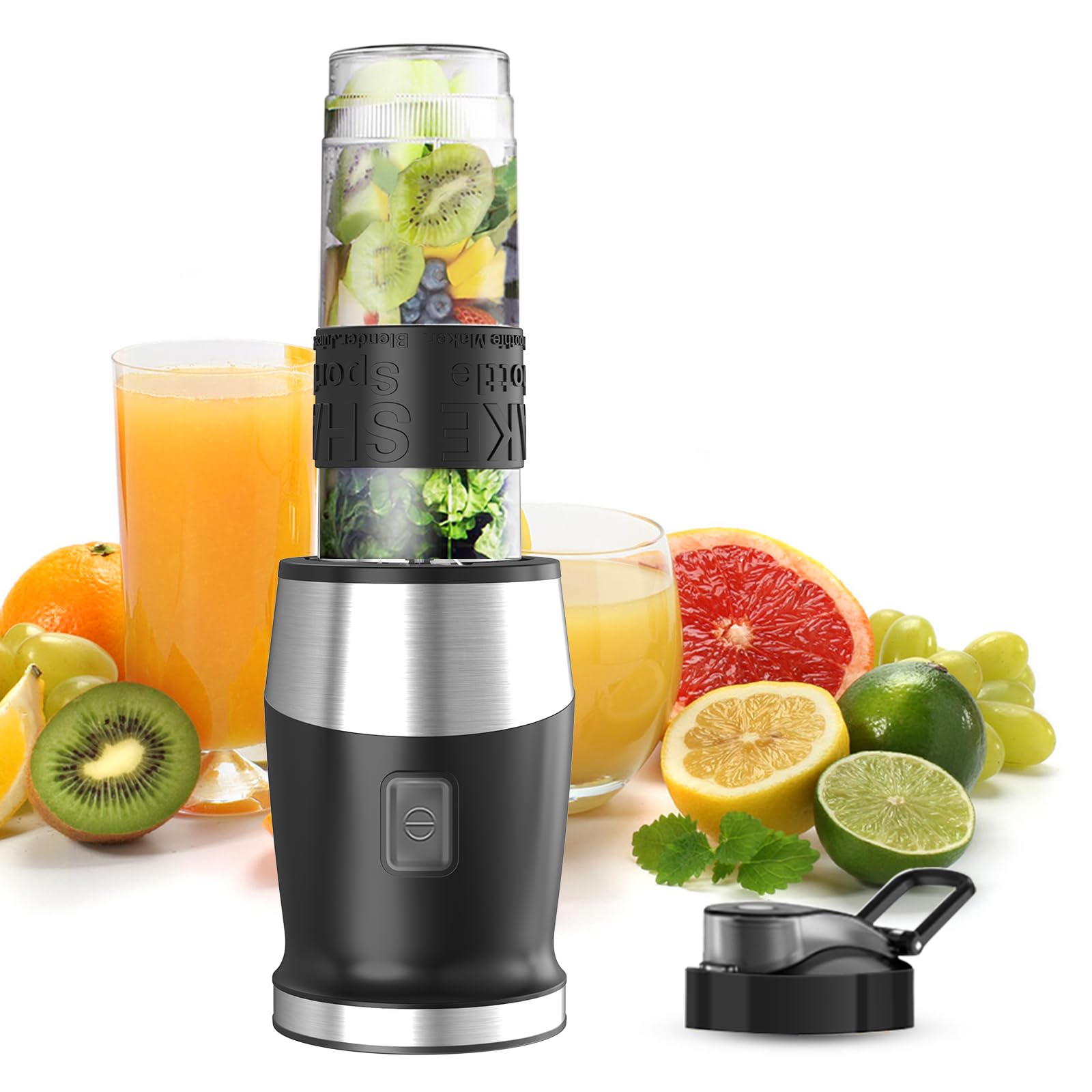 2X draagbaar Juicer - smoothiemaker - mixer -Gooi al je ingrediënten in