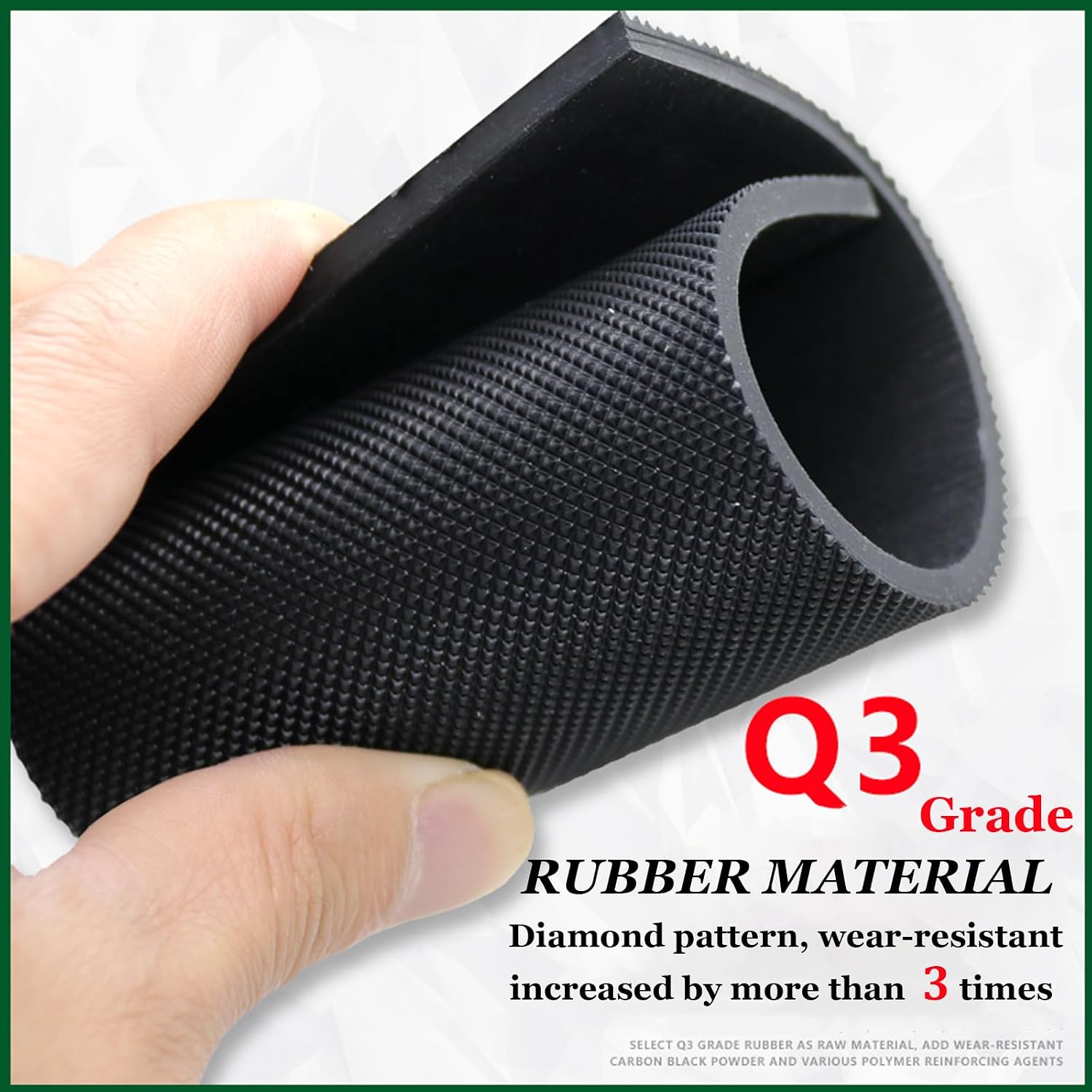 Rubber Shoe Sole Replacement Sheet, 3.5MM Thick, Anti-Slip, Black, Unisex-Adults, Sole Insert, Shoe Care