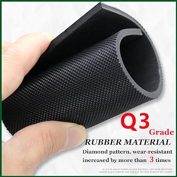 Rubber Shoe Sole Replacement Sheet, 3.5MM Thick, Anti-Slip, Black, Unisex-Adults, Sole Insert, Shoe Care