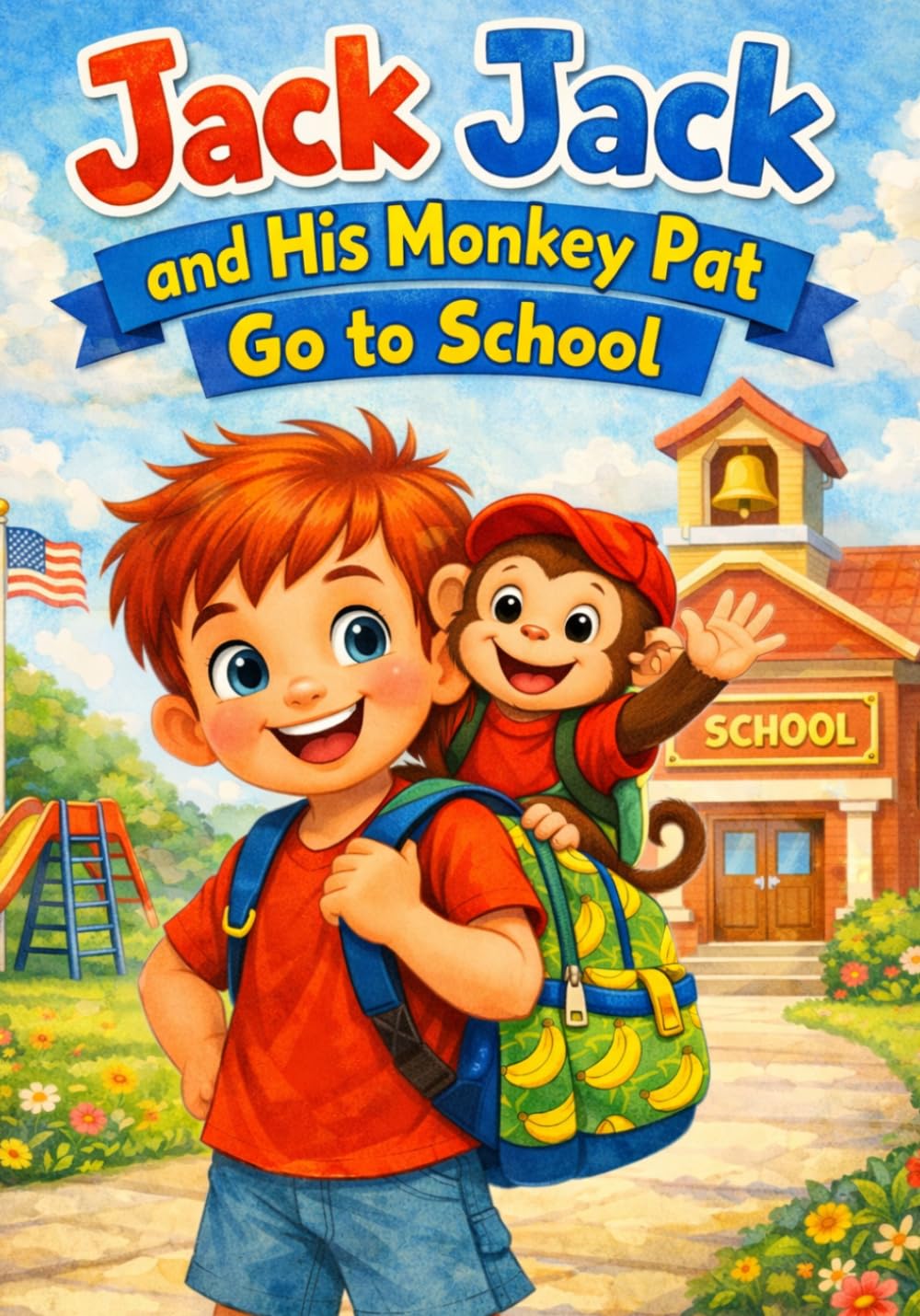 Jack Jack and His Monkey Pat: Go To School