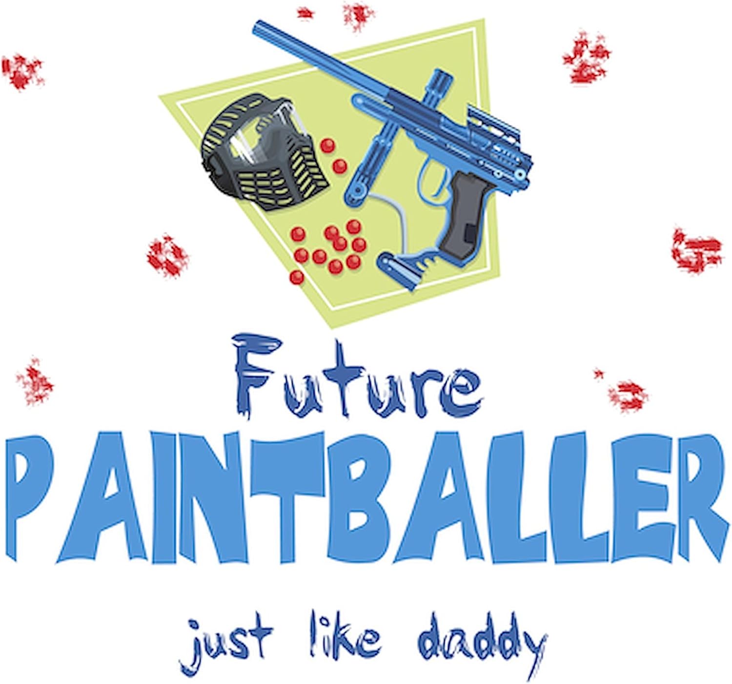 CafePress Future Paintballer Like Daddy Baby Body Suit Cute Infant Bodysuit Baby Romper