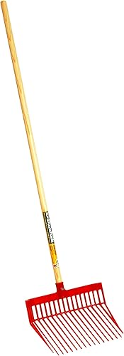 DuraFork Horquilla de paso (rojo) - Little Giant - Tenedor estable de policarbonato duradero con púas en ángulo (N de artículo PDF1RED)