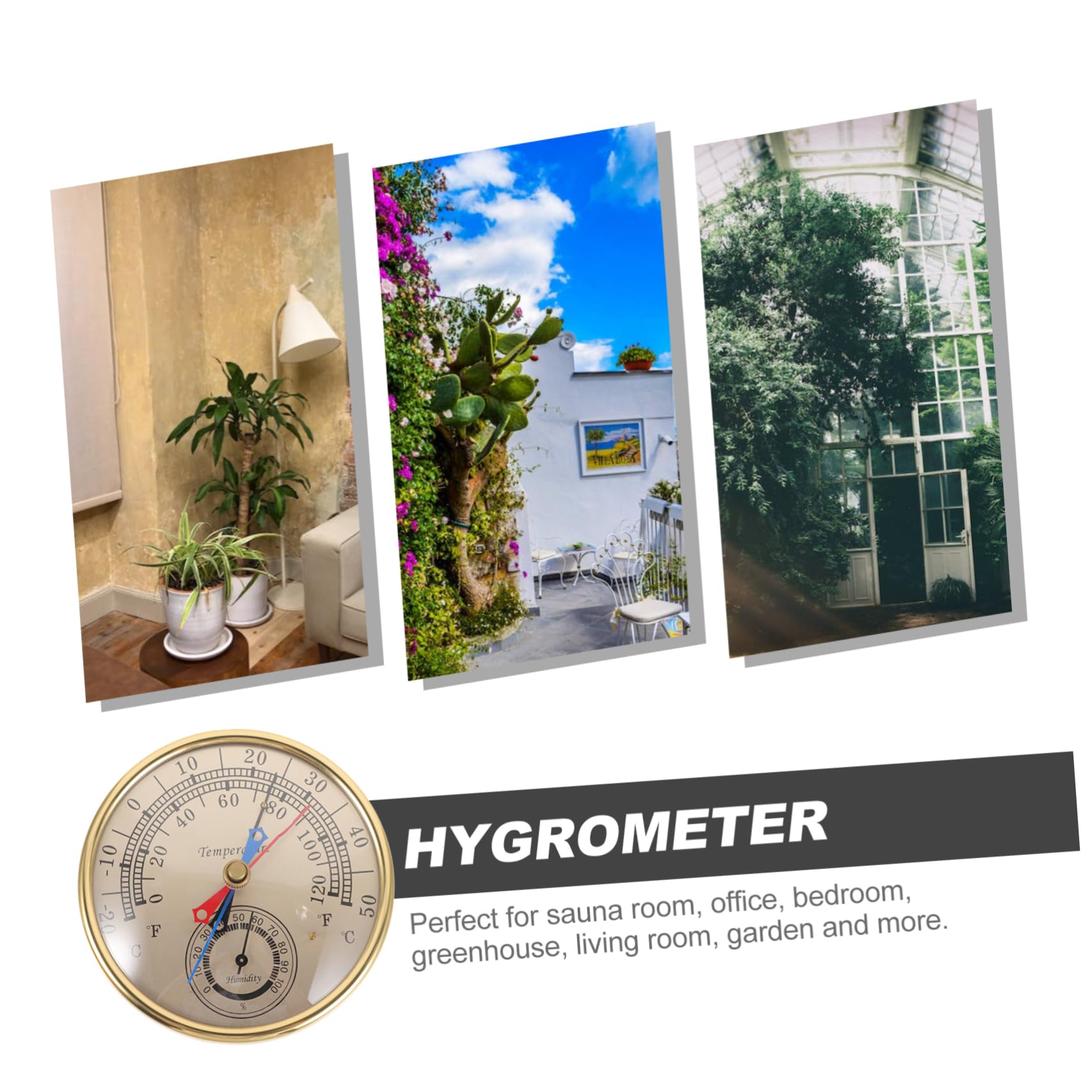 BESPORTBLE 5Pcs Thermohygromètre Maximum Et Minimum Thermomètre Hygromètre Station Météo Domestique Mural Sans Fil Température Thermostat