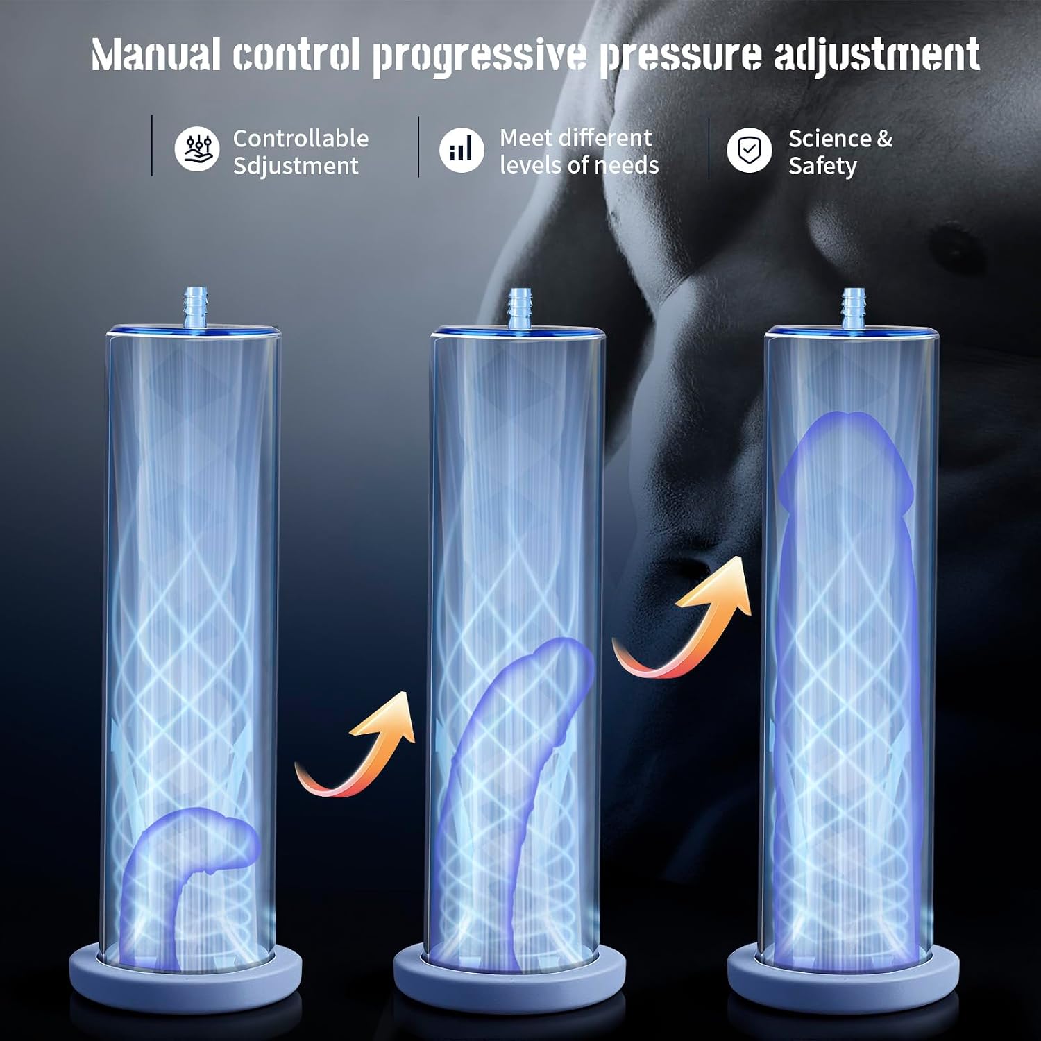 Penis Pump,Manual Dick Pump for Penis Enlargement and Extension