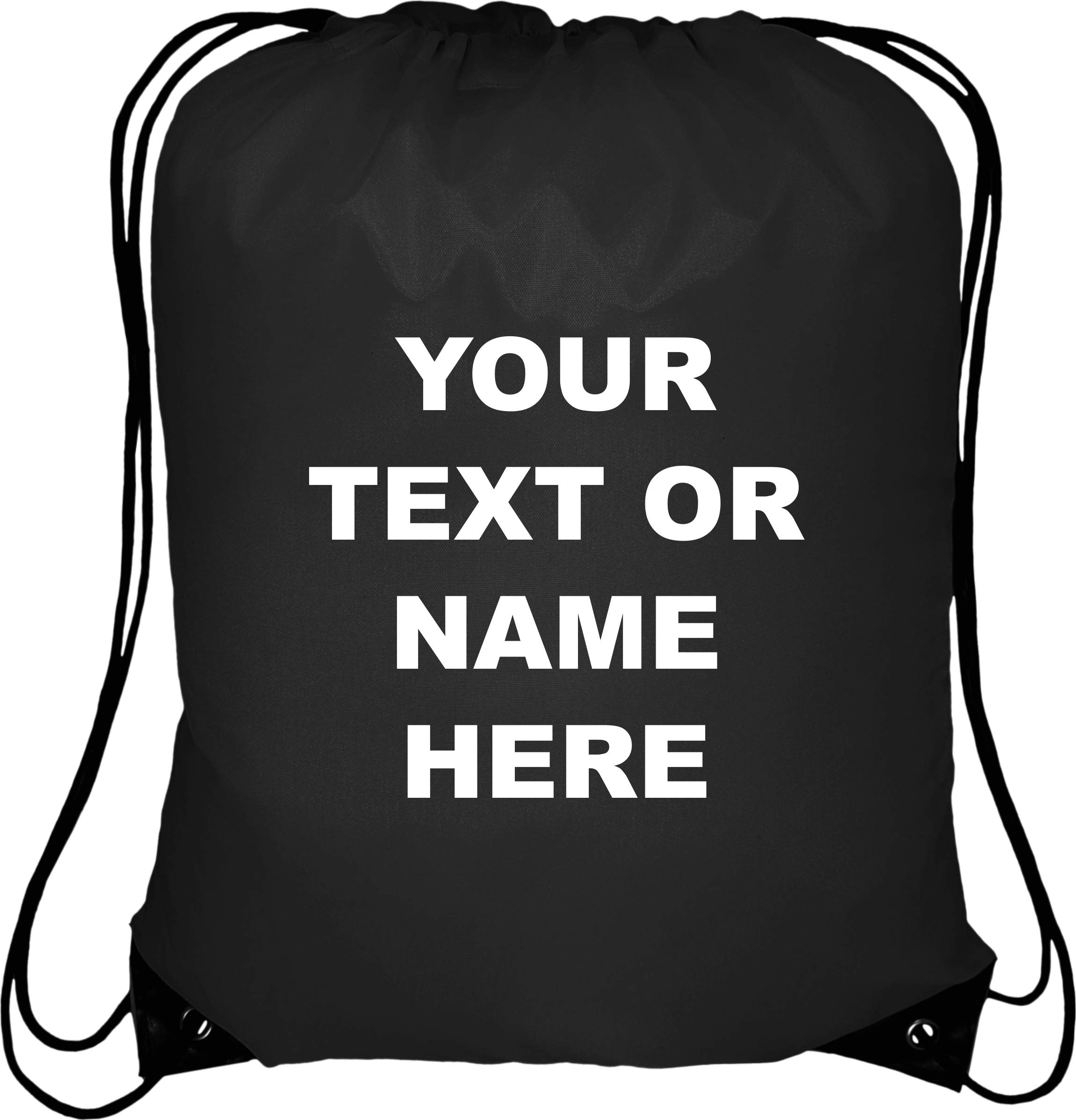 Ultimate-Line Personalised Drawstring bag (Black) — image 1
