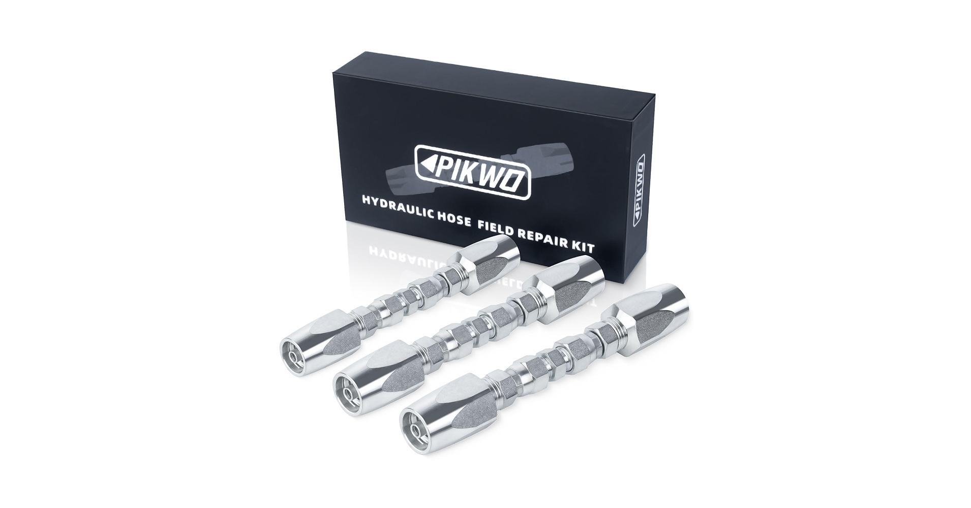 Riho　0324 Amazon.com: PIKWO 3Pcs Hydraulic Hose Field Repair Kit,1/4