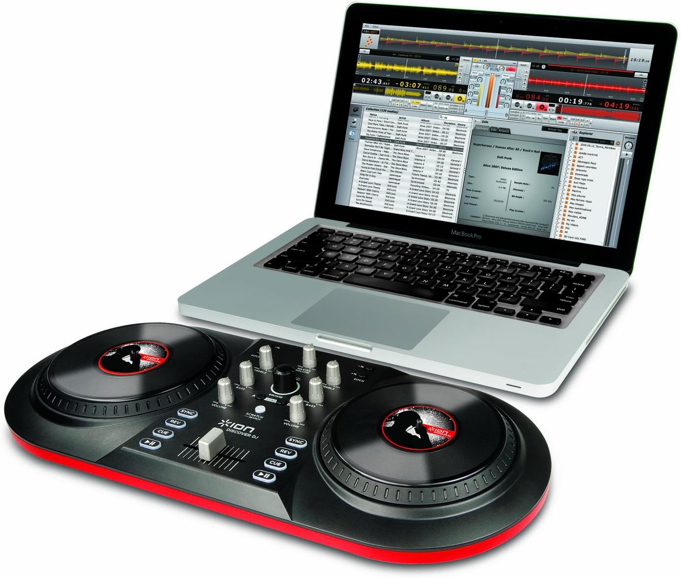 ION Discover DJ USB DJ controller for Mac and PC (Discontinued by Manufacturer)