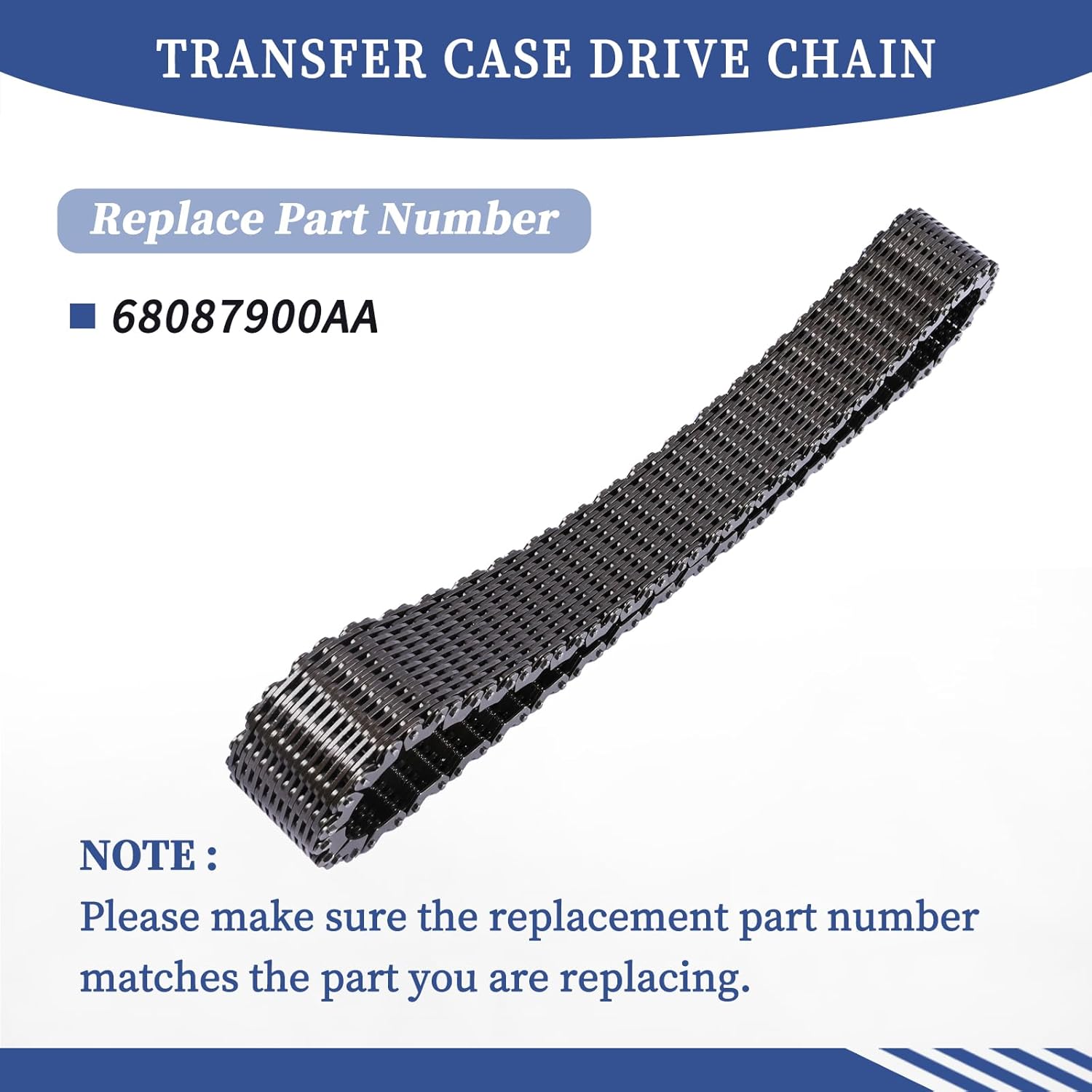 68087900AA Transfer Case Drive Chain Compatible with Dodge Durango Jeep Grand Cherokee 2011 2012 2013 2014 2015 2016