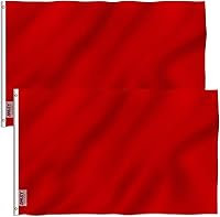 Vista 11 de Bandera ANLEY cuadriculada de color sólido, Negro