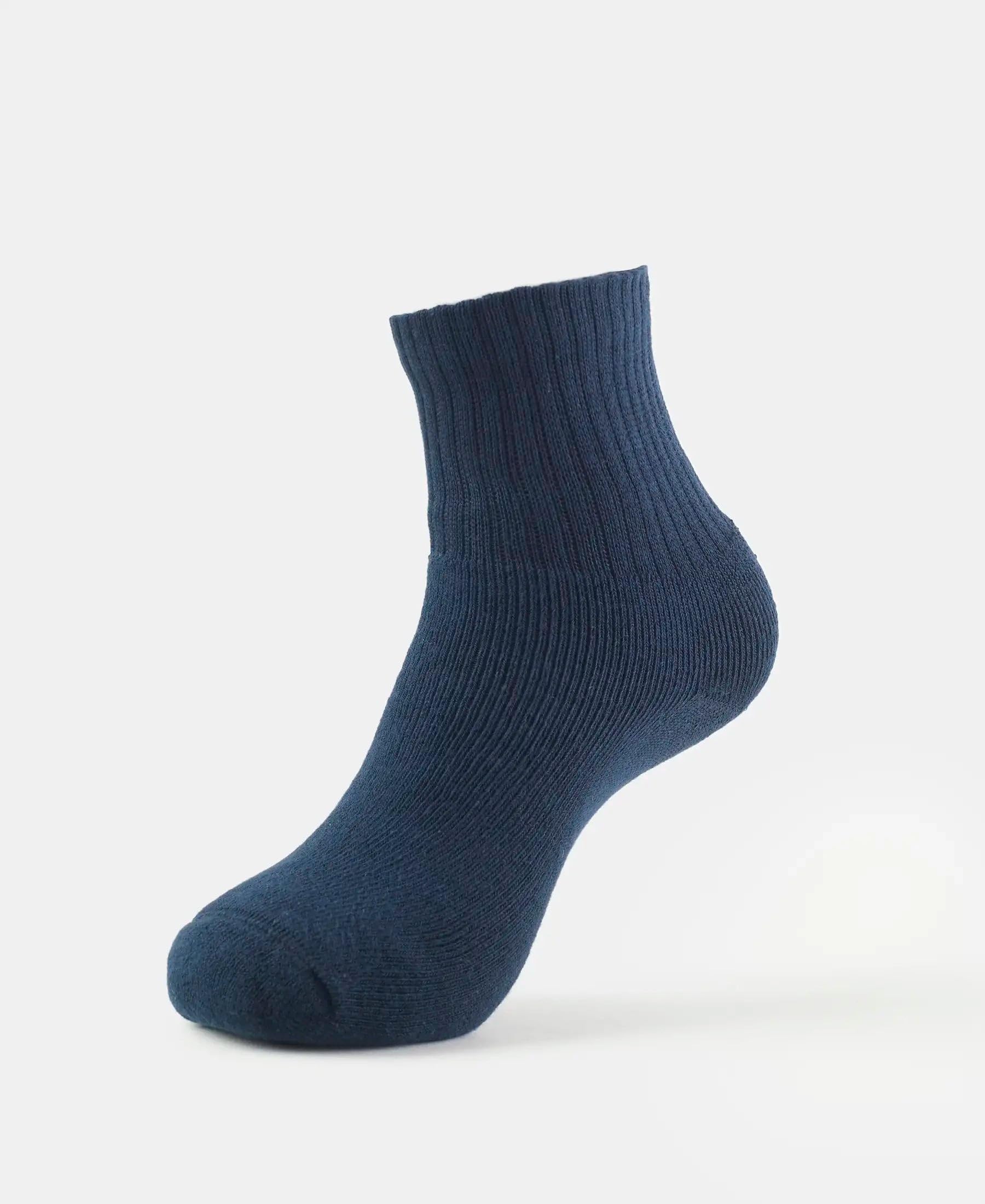 jockey 7036 Men's Compact Cotton Terry Ankle Length Socks With Stay Fresh Treatment-picture-28