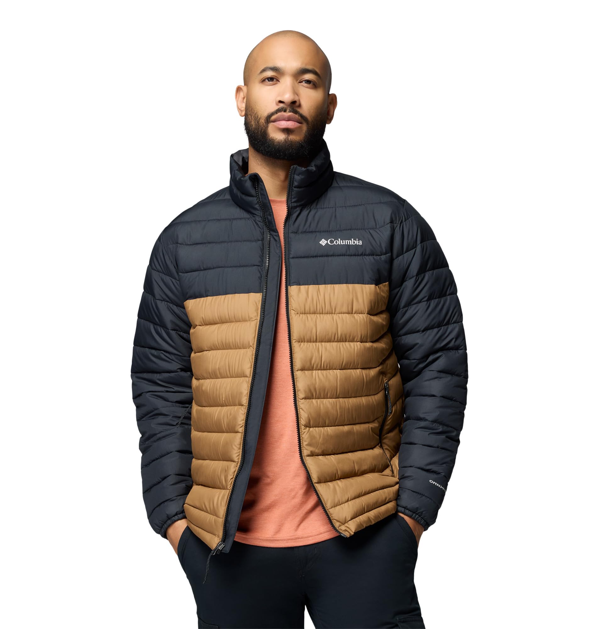 Columbia Men's Powder Lite II Insulated Puffer Jacket, Delta/Black, Small view 4