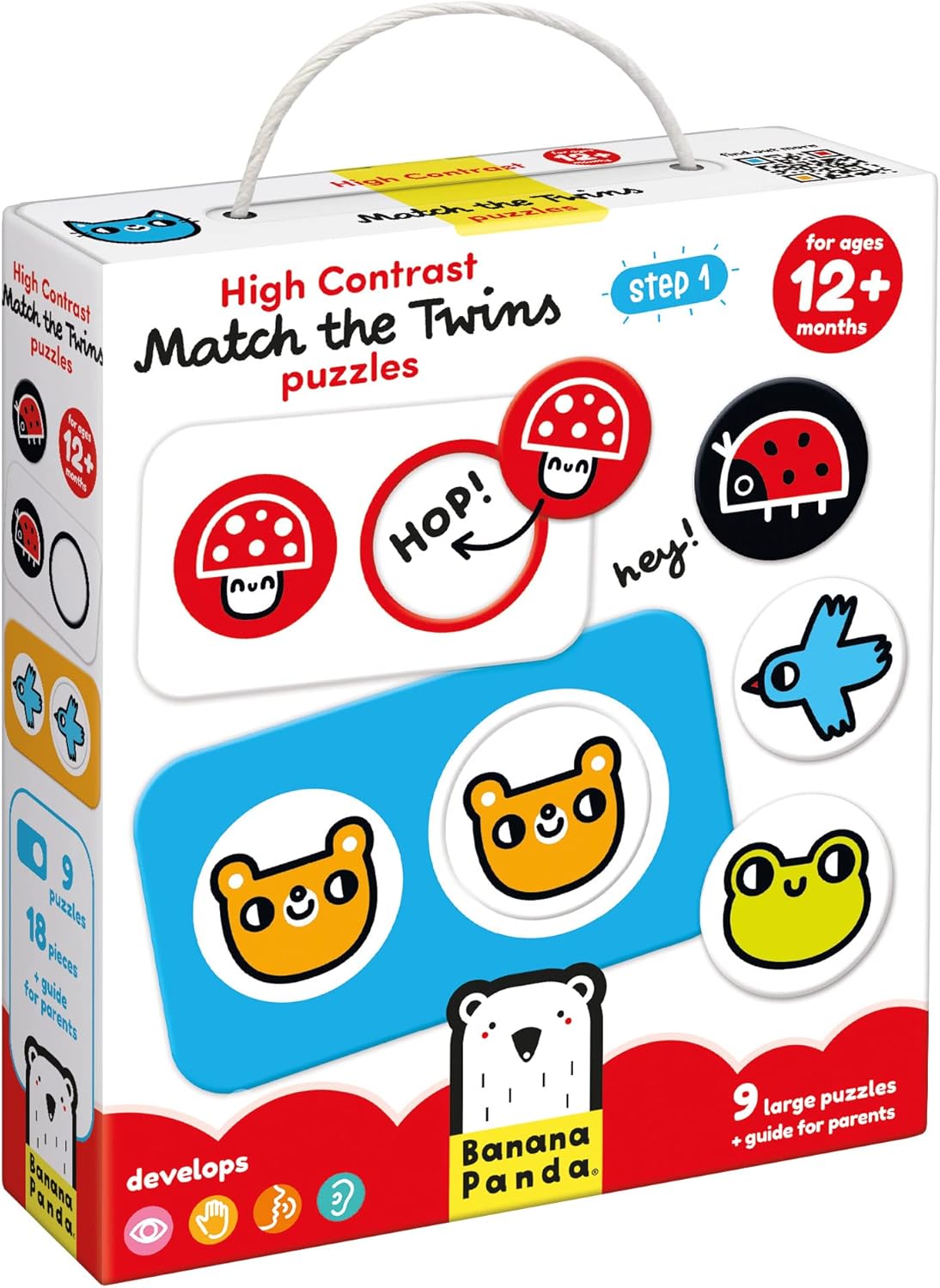High Contrast Match The Twins Puzzles 12m+ Toddler Puzzle