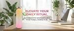 Motivational Water Bottle 32oz (1000ml) with Time Markers, Leak Proof, BPA Free for Gym, Fitness, Hiking, Outdoor, Work and School
