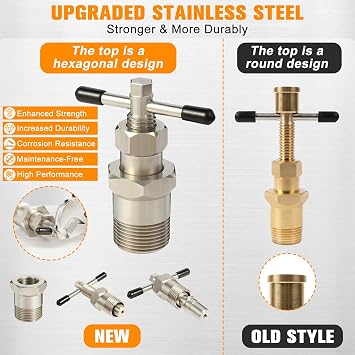 Wells Sinkware Olive Remover Puller Tool for 1/2 inch 1 inch Plumbing Tools Compression Sleeve Puller Tool 303 Stainless Pipe Olive Puller Ferrule Puller