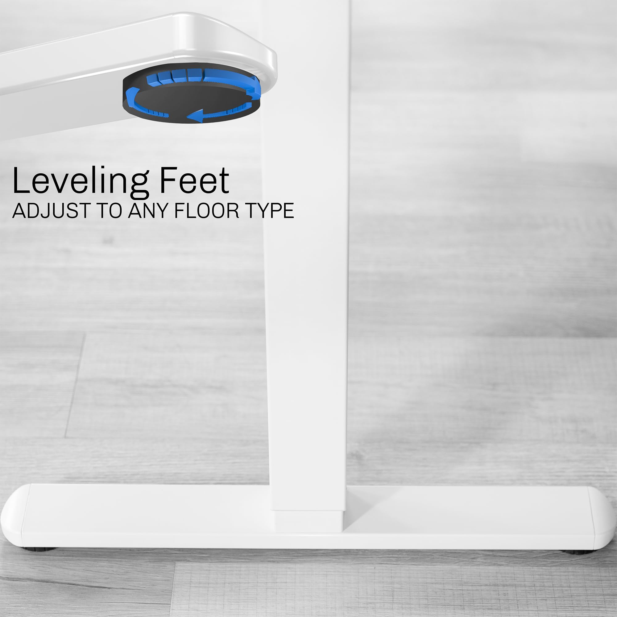 VIVO Electric Dual Motor Standing Desk Frame for 41 to 82 inch Table Tops Frame Only Ergonomic Standing — view 6