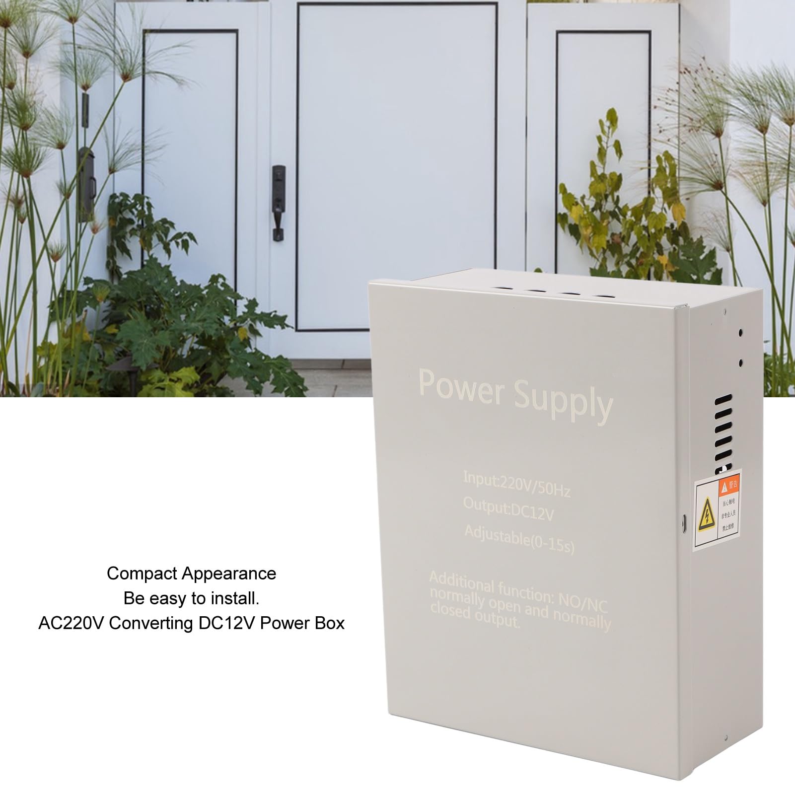 Skrzynka Zasilająca 5A Kontroler Zapasowy UPS do Systemu Ochrony Przed Wejściem Trwały materiał Metaliczny Skrzynka Rozdzielcza Zasilania 12V 220V