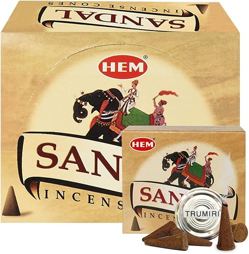 Vista 30 de TRUMIRI Paquete de soporte de cono de incienso con conos de incienso para clientes de llamadas, paquete de 12 (aproximadamente 120 conos)