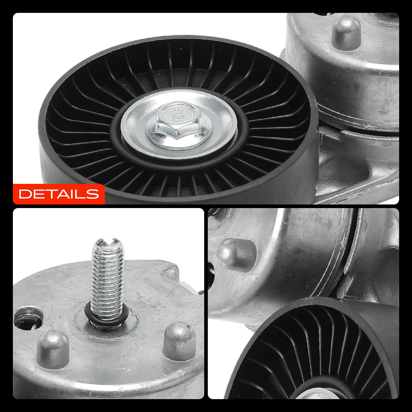 Frankberg Tendicinghia Rullo tenditore Compatibile con Rang.e Rove.r Sport L494 3.0L Rang.e Rove.r Sport L320 3.0L Discovery IV L319 3.0L Rang.e Rove.r IV L405 3.0L Discovery III L319 2.7L LR035493