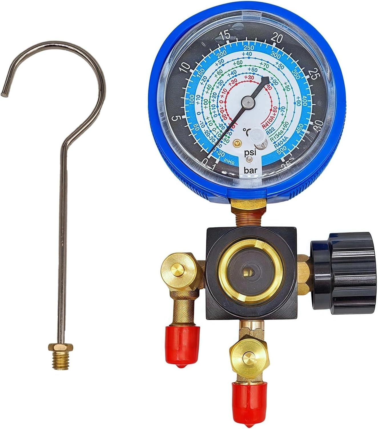 Press the exhaust Household Air Condition Fluorine Cool Gas Meter Valve Pressures Manifold Gauges Set for R410a R22 R134a R404a