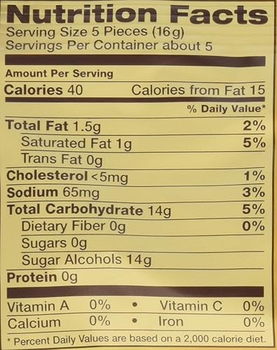 Miniatura 134 de Caramelo duro original Werther, chocolate sin azúcar (2.35 oz)