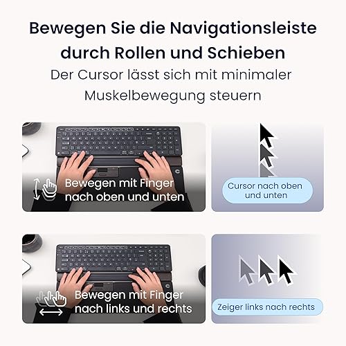 Contour Design SliderMouse Pro Ergonomische Büromaus — galinė pusė