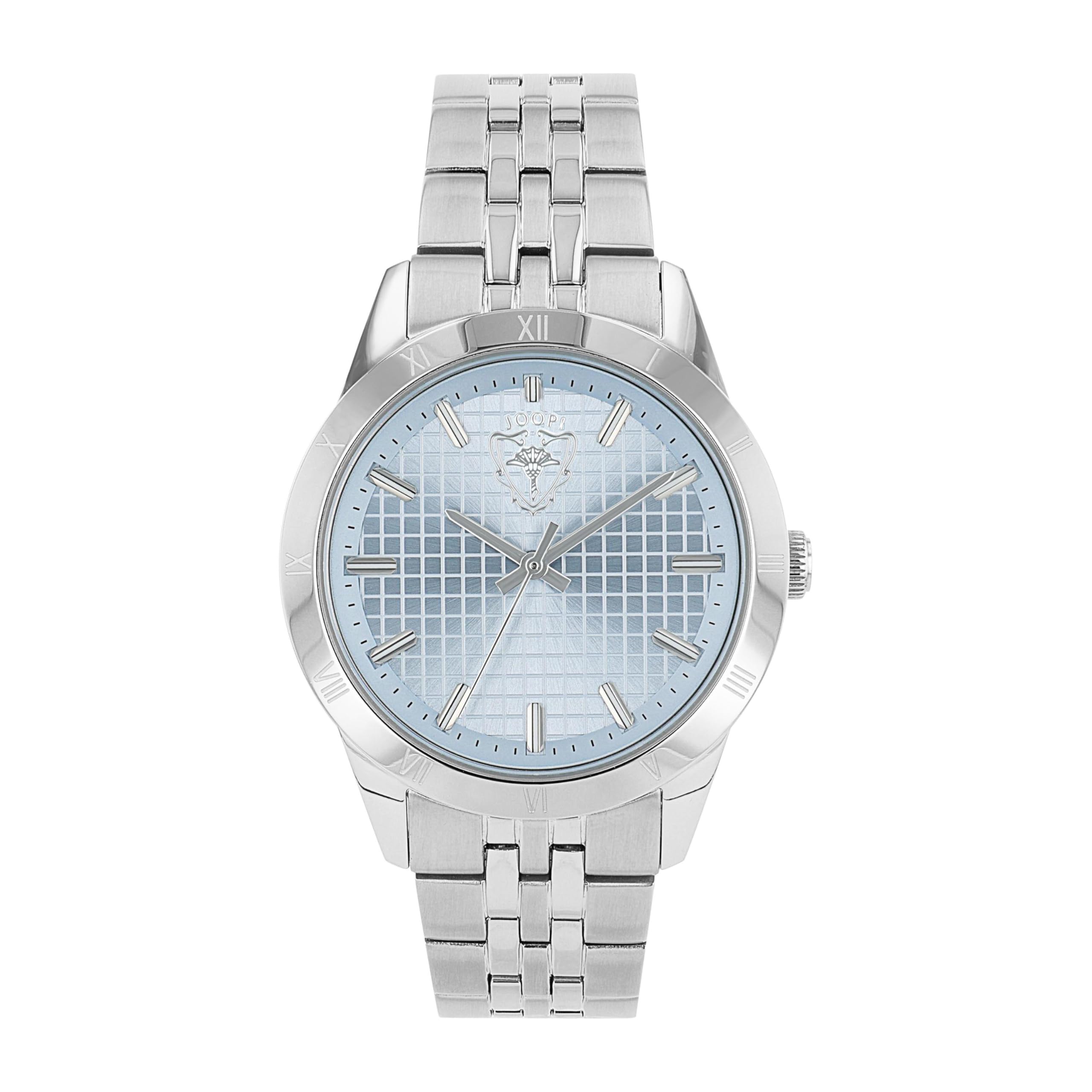 Joop! - Damen Quarz Armbanduhr - Edelstahl Gehäuse in Silber - Edelstahl Armband in Silber - Wasserdicht 5 Bar - JOO-W0006