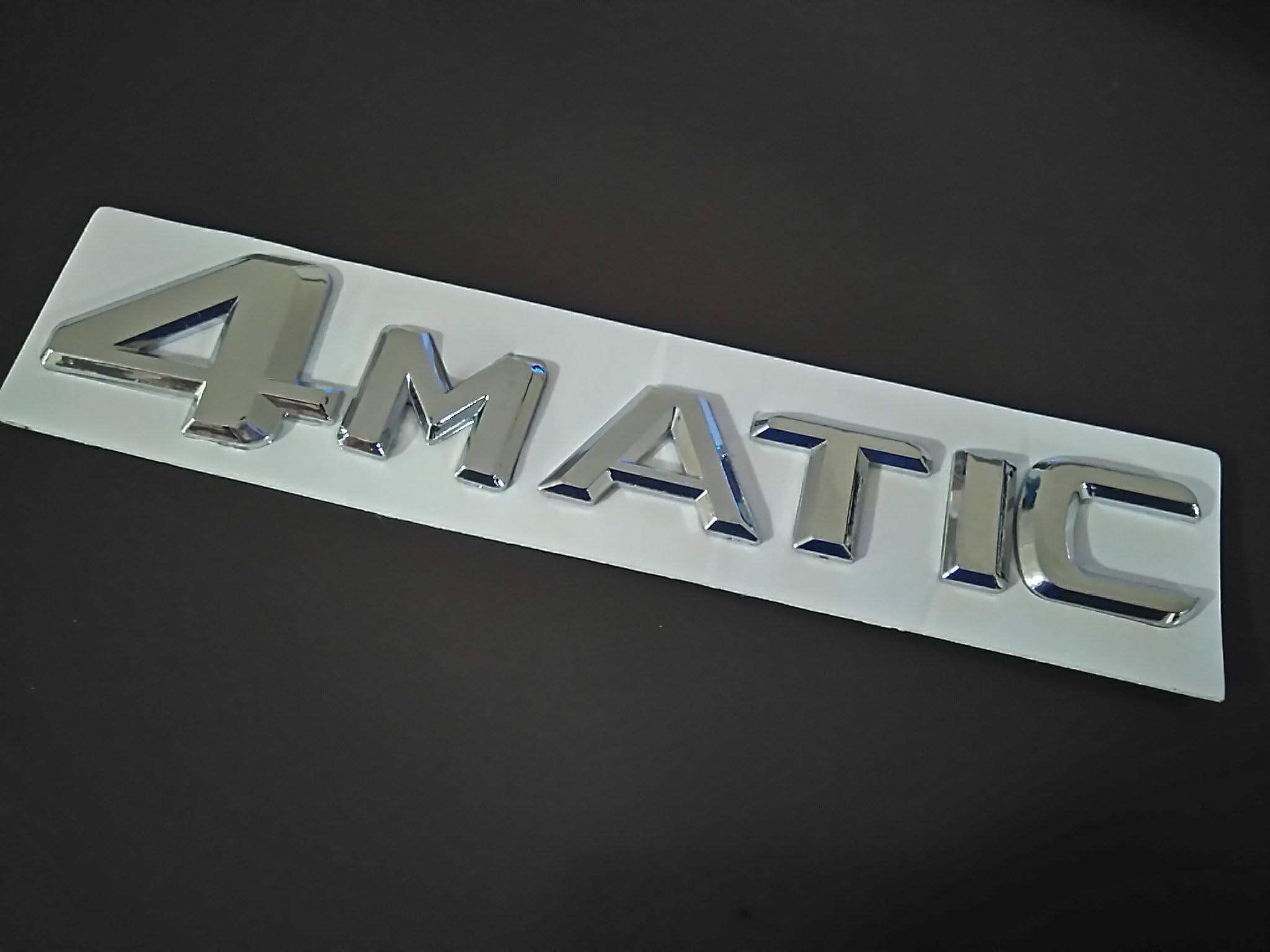 Chrome - 4Matic - Badge for Mercedes Benz Decal Emblem Car Sticker