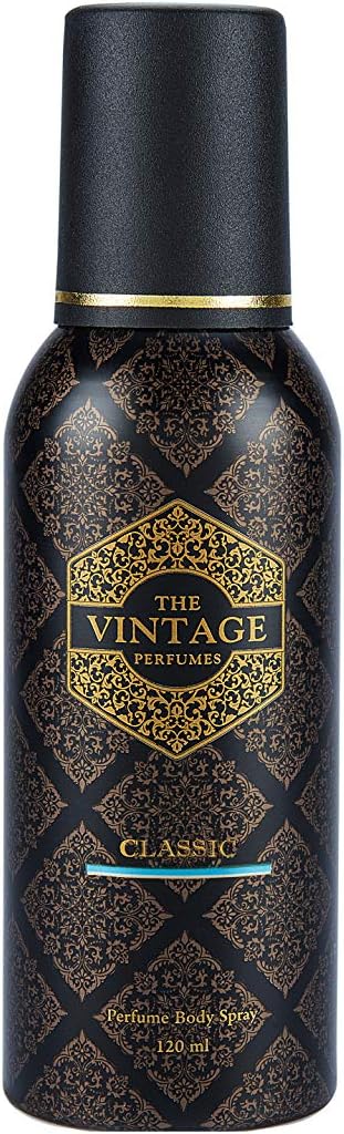 The Vintage Perfumes CLASSIC Perfume Body Spray for Men, 120ml
