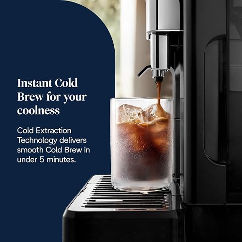 De'Longhi Eletta Explore Cold Brew ECAM452.67.G, Barista Coffee Machine with LatteCrema Hot and Cool, Espresso Machine, Automatic Coffee Bean Machine, Cold Extraction, Coffee Pot Included, Dark Grey - 8