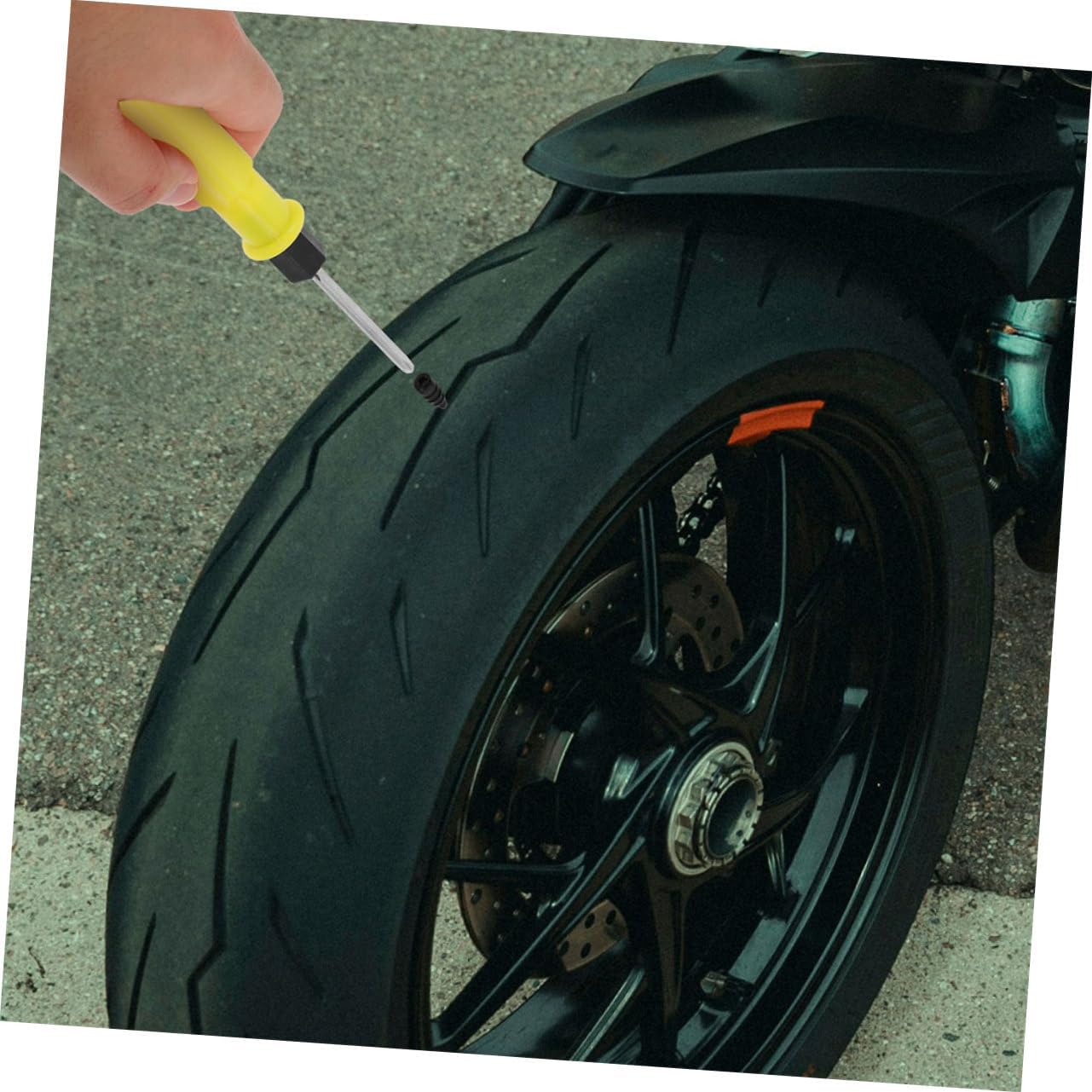 CHILDWEET Tire Screw Nail Repair Kit with Screwdriver for Car Tires