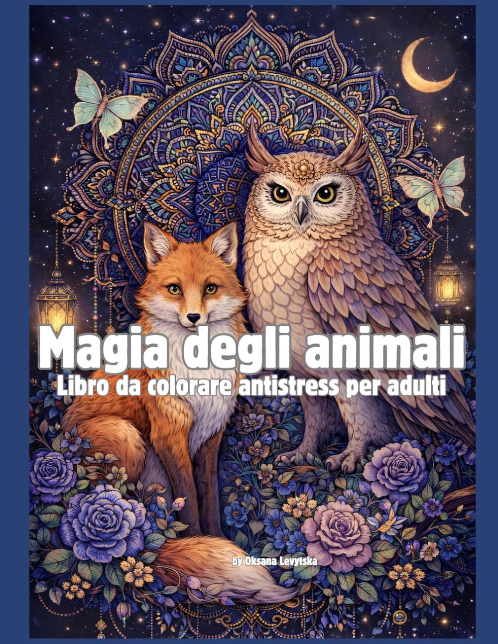 Magia degli animali Libro da colorare antistress per adulti