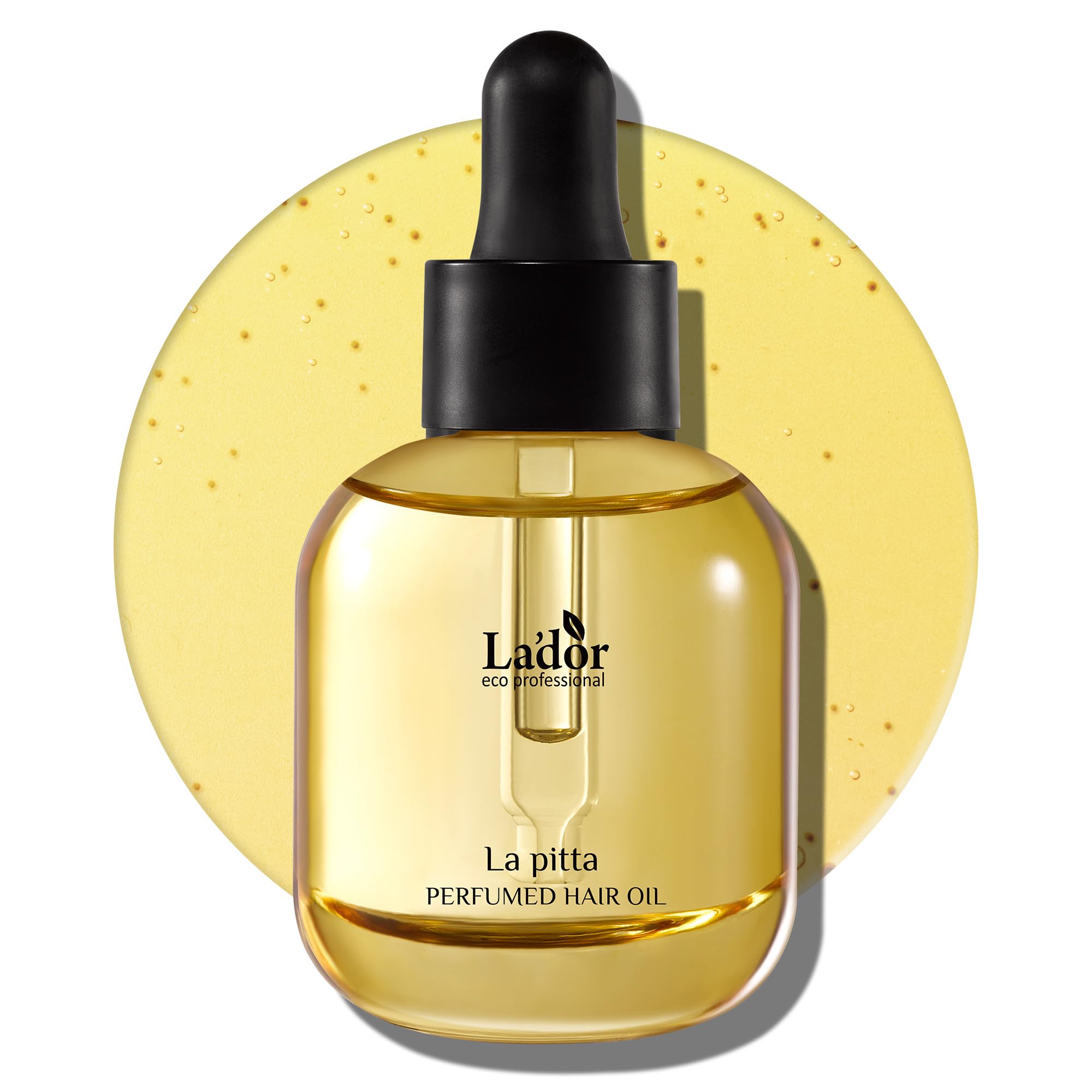 LADOR Hair Perfume Oil for Dry Damaged Hair - Anti Frizz Nourishing Fragrance Gloss Oil Serum Leave-In Conditioner Hold Curls & Waves Sulfate Paraben Alcohol Free 1 Fl Oz La Pitta Korean Haircare