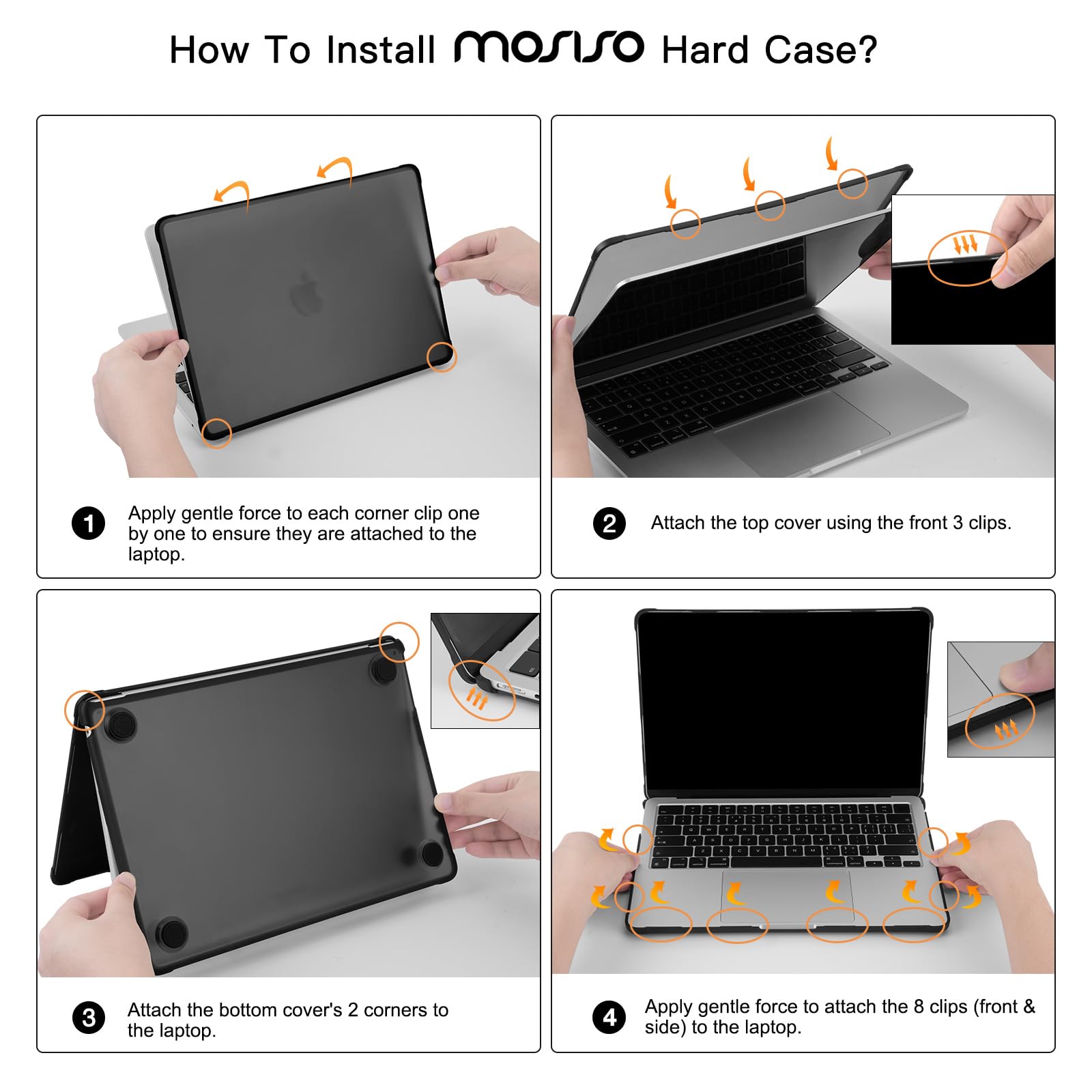 MOSISO Coque Compatible MacBook Air 13 Pouces M5 A3449 M4 A3240 M3 A3113 M2 A2681 2026-2022 Rigide Protection Angles Anti-Fissures TPU Souple Givré