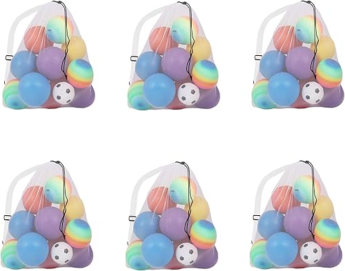 Miniatura 27 de GSE Games & Sports Expert 24x36/30x40 X-Large Mesh Sports Equipment Drawstring Bag for Soccers, Basketballs, Footballs Azul,negro, (Black-1