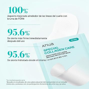 Anua PDRN Collagen Melting Patch for Neck, Dissolvable Collagen Patches for Neck and Forehead Wrinkles, Lifting and Firming Effect, Korean Skincare Anti-Aging (0.02g * 4 Pack) PATCH ONLY