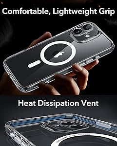 ESR for iPhone 16 Plus Case (4 in 1) Set, Translucent Matte Case, Compatible with MagSafe, Military-Grade Protection, Classic Series,Clear