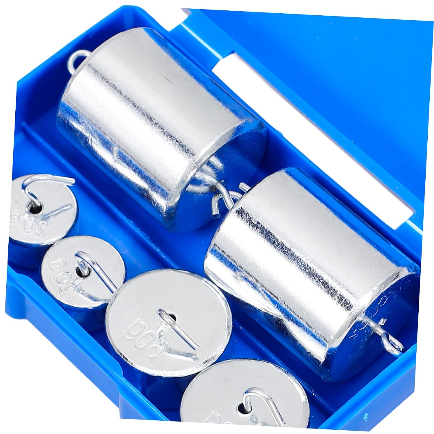 1 Set Slotted Mass Set with Hanger Physics Teaching Metal Weights for Lab Experiments Precision Measurement Compact Design for Scientific Research