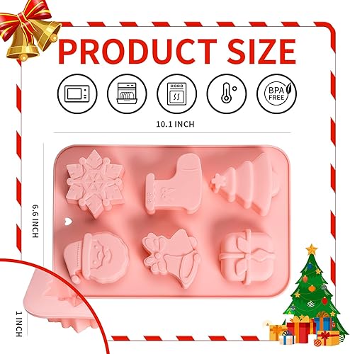 Miniatura 2 de Dootafy Molde de conejito de silicona, paquete de 2 moldes para tartas de conejito de Pascua, molde grande para hornear de conejito rompible, lindas