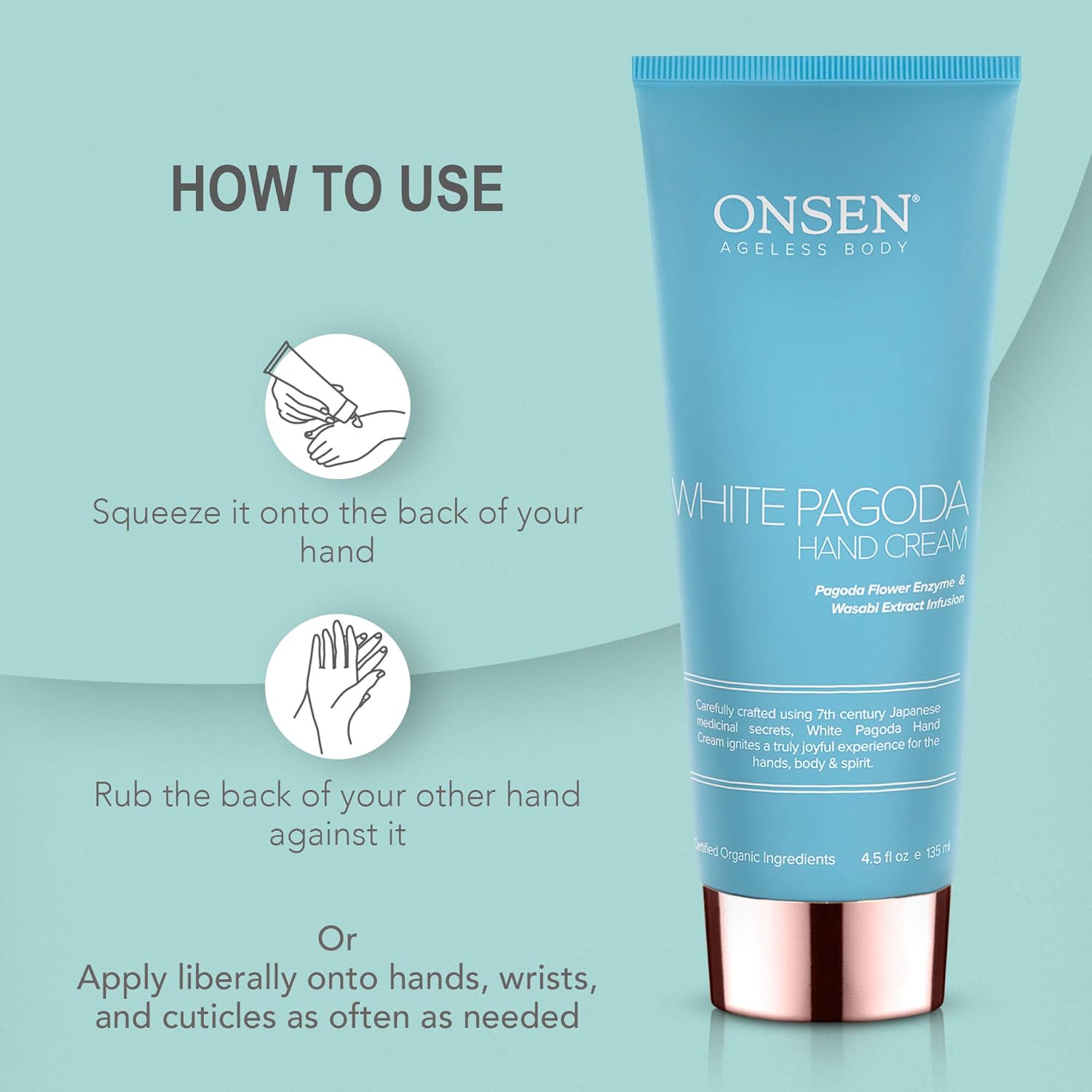 Onsen Secret Cuticle Conditioner Cream 30ml & Japanese Anti-Aging Firming Hand Lotion 135ml Bundle. Cuticle Oil Nail Care Serum Sooth, Repair & Strengthen Cuticles & Nails + Anti Aging Hand Cream : Beauty & Personal Care