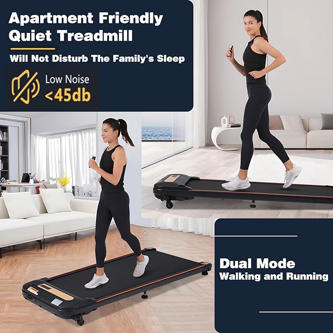 Caminadora Walking Pad con Inclinación 5%, 2.5 HP, Portátil miniatura 5