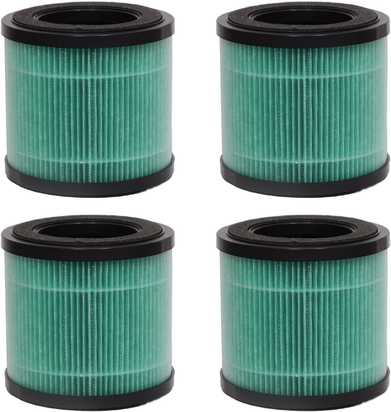 PUREBURG Replacement Filter Compatible with KOIOS P40 Air Purifier,4-Pack H13 HEPA Activated Carbon 3-Stage Filtration Air Clean Dust VOCs Odor