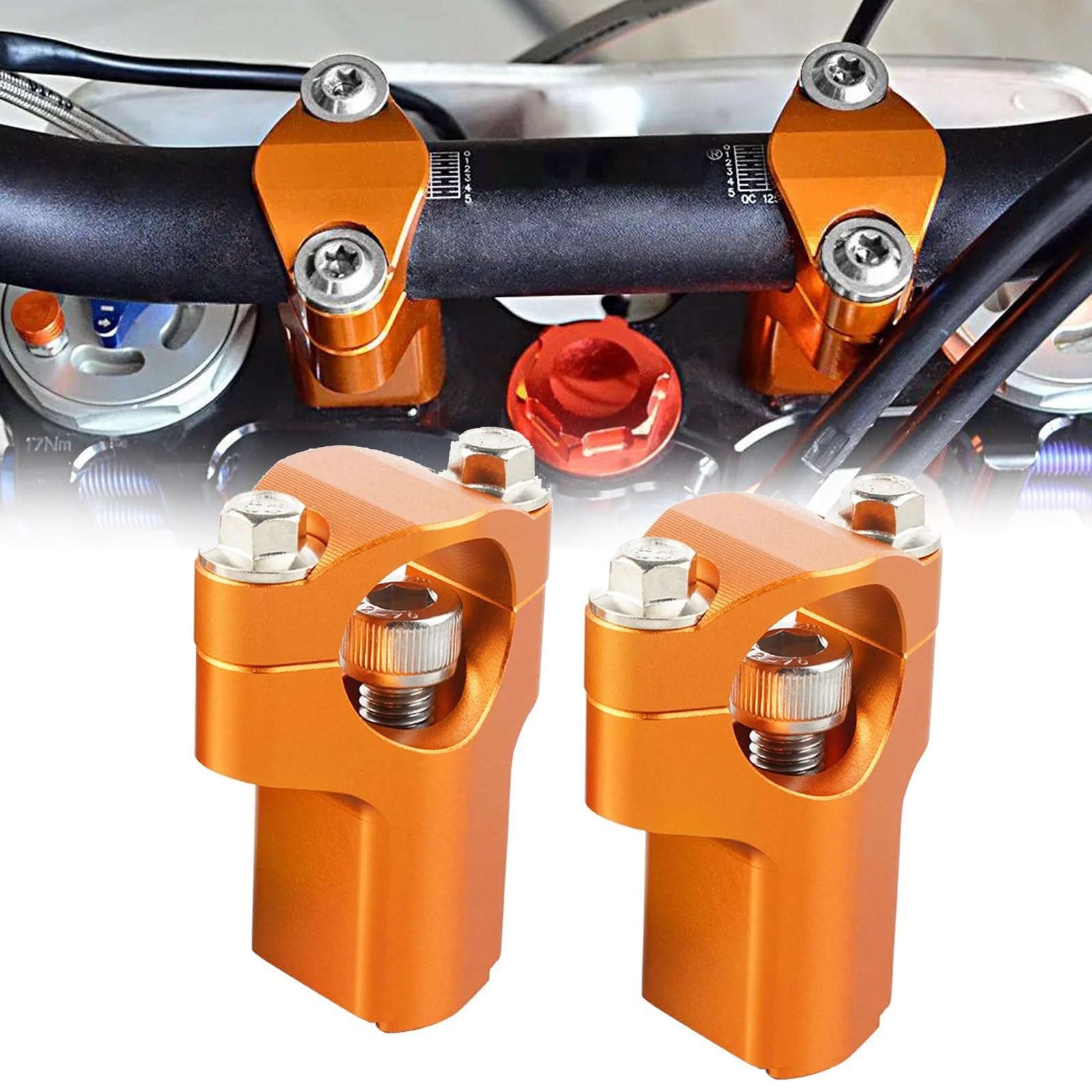 Support de guidon de moto 52 mm pour éliminer la fatigue TE FE