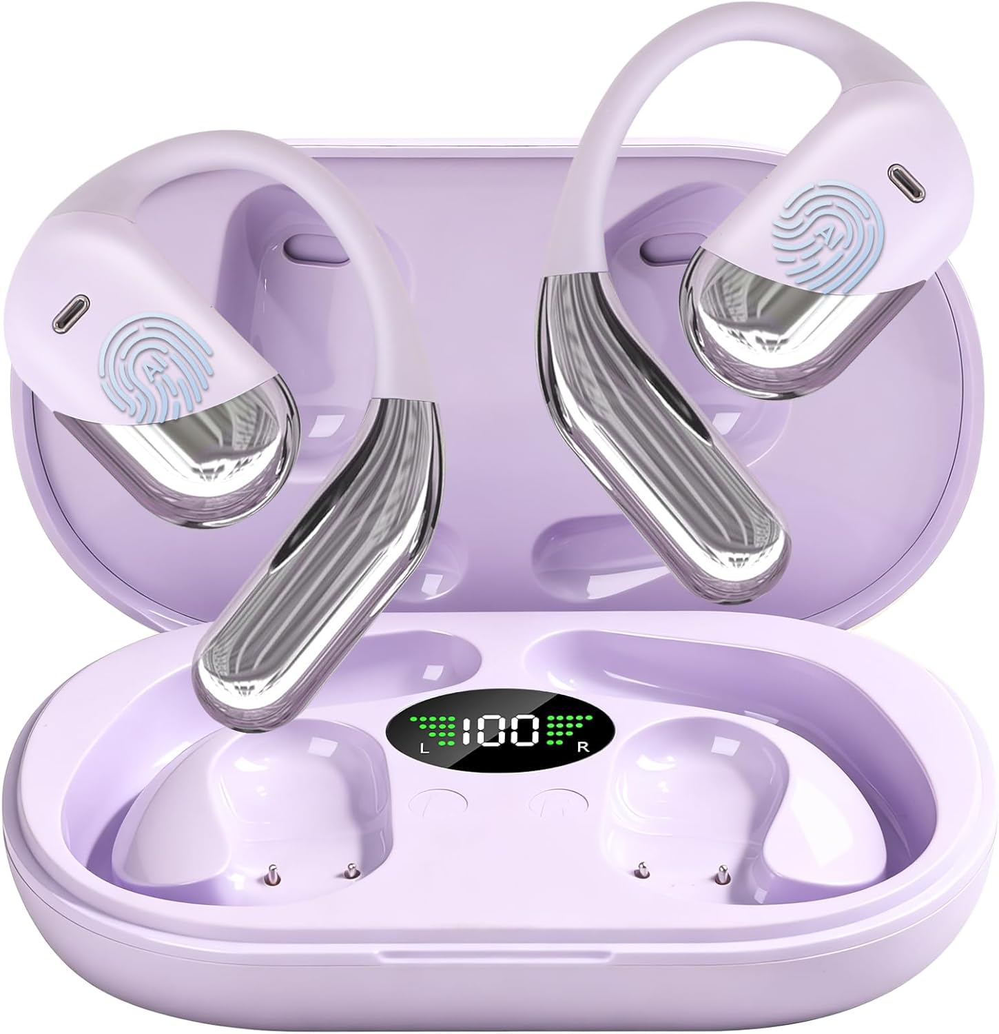 AI Translation Earbuds Real Time 144 Language Translator Earbuds, Audifonos Traductores Inglés Español, 3-in-1 Translating Device, Translate Ear Buds for Travel Business Learning with Charging Case