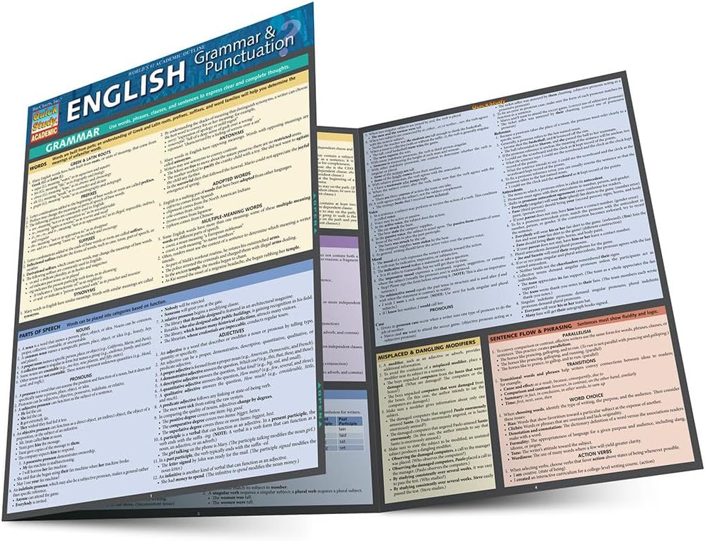 English Grammar & Punctuation (Quick Study Academic)