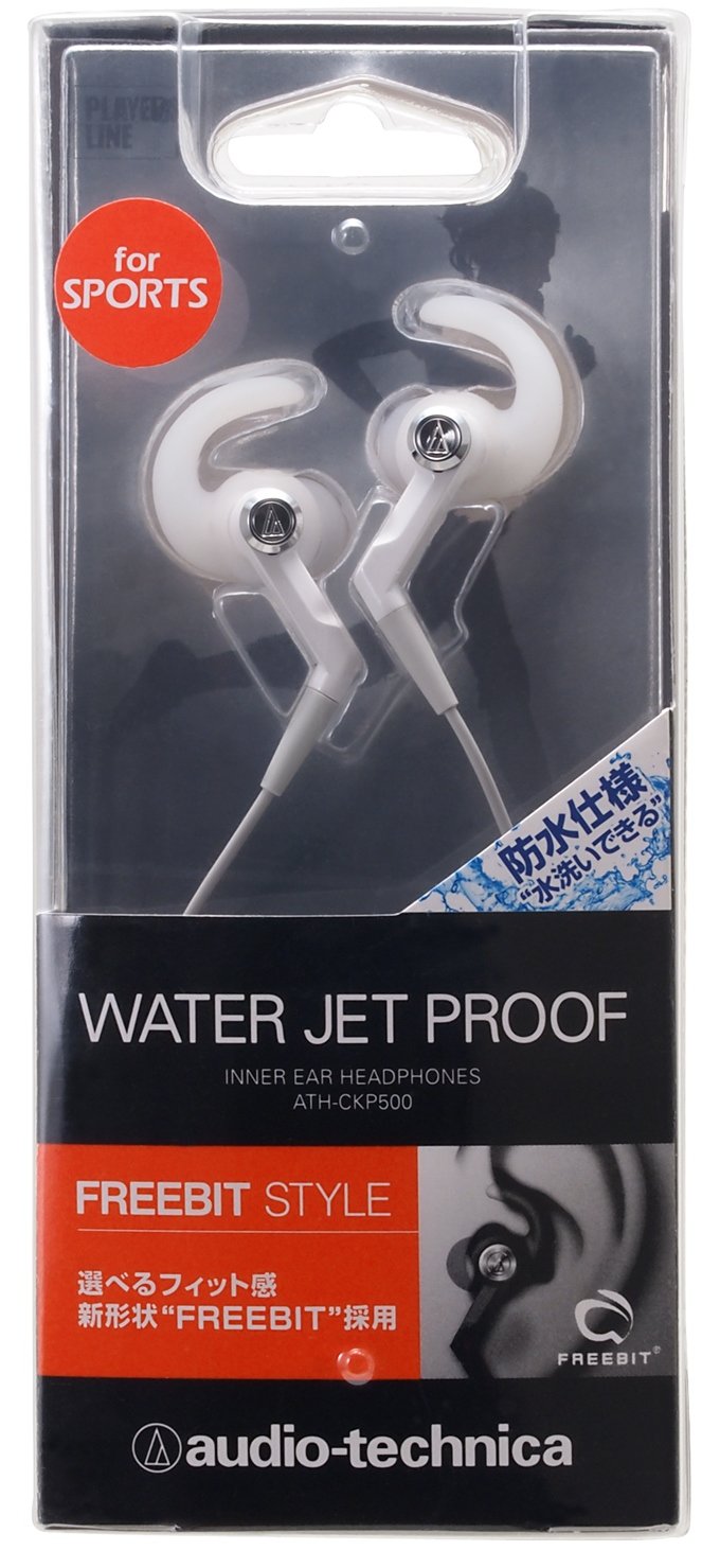 audio-technica カナル型イヤホン 防水仕様 スポーツ向け ホワイト ATH-CKP500 WH Amazon.co.jp: audio-technica カナル型イヤホン 防水仕様