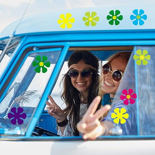 Miniatura 6 de 60 recortes en forma de flor mini retro para decoración de la pared del hogar