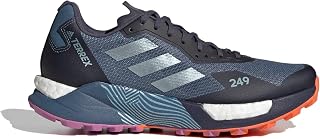 Terrex Agravic Ultra Women's Trail Running Shoes, Wonder Steel/Magic Grey Met/Pulse Lilac
