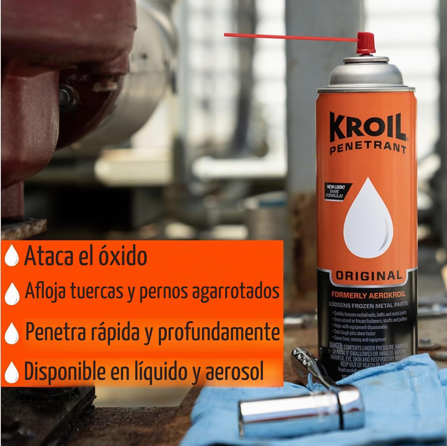 Kano Aerokroil Penetrating Oil, 10 oz. aerosol (AEROKROIL) by Kano