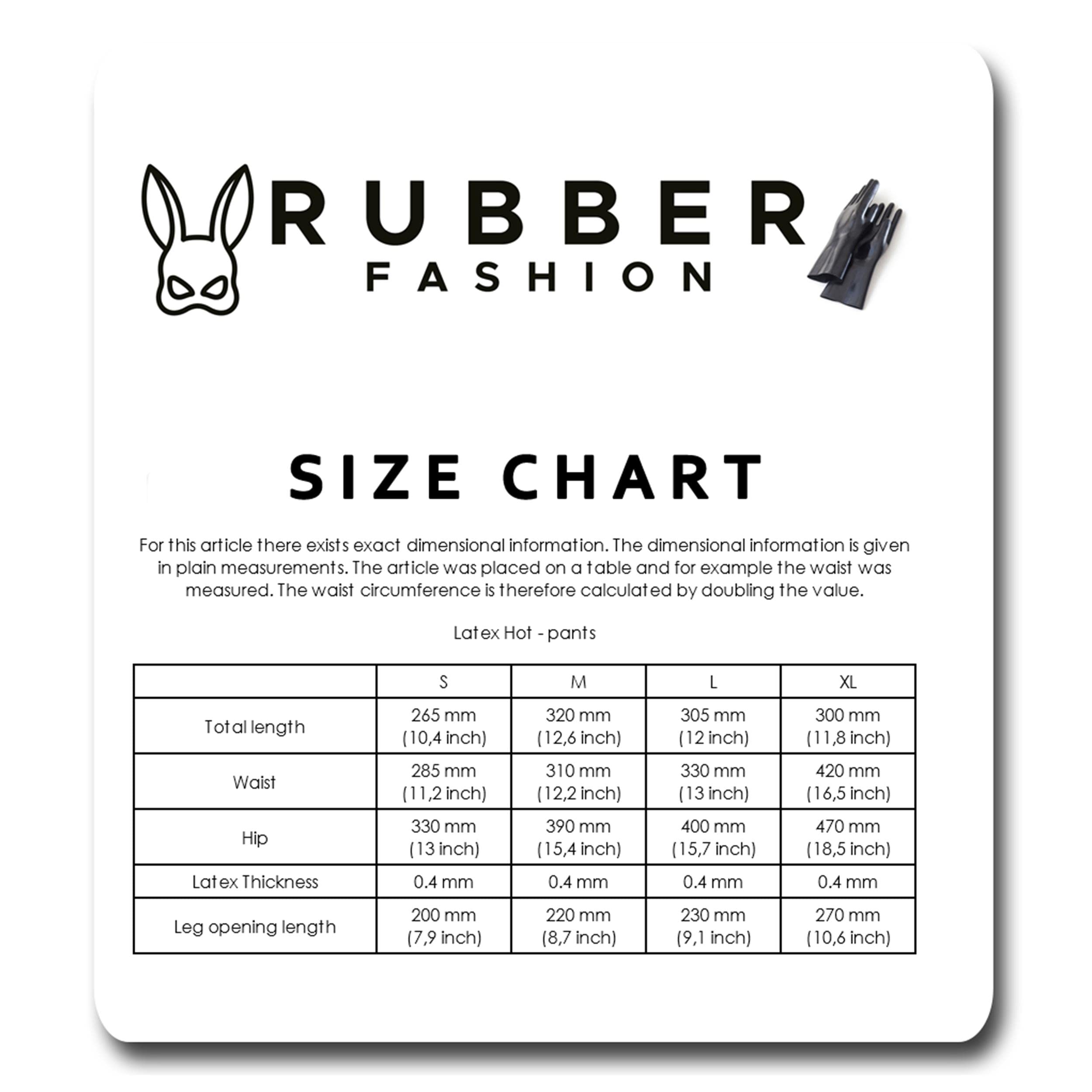 Rubberfashion Boxer Sexy en Latex - Unisexe