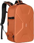 Sac à Dos MOSISO, Sac à Caméra pour Photographie DSLR/SLR/Miroir de 15-16 pouces Étanche Hardshell avec Support de Trépied et Compartiment pour Ordinateur Portable Compatible avec Canon/Nikon/Sony, Noir